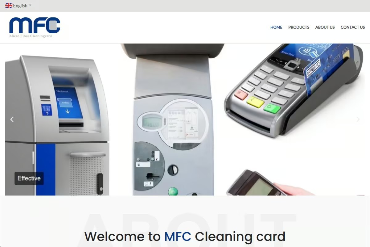 Homepage screenshot of Sample Project: Specialist Services Website