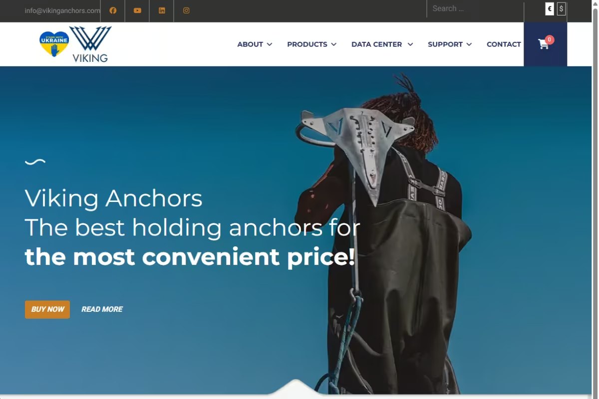 Homepage screenshot of Sample Project: Product Catalogue Website
